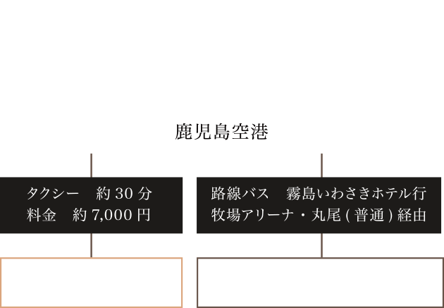 飛行機でお越しの場合