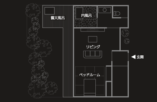 しゃくなげ 見取り図